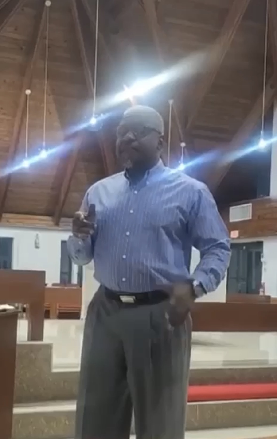 The Mass stage performance with cast